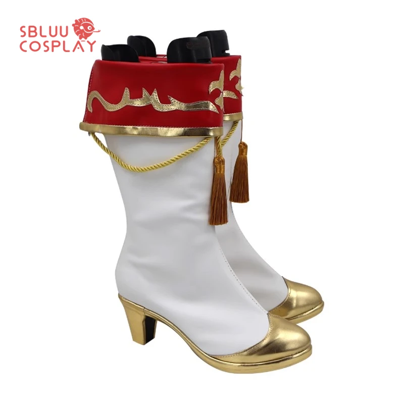 SBluuCosplay Game Kitasan Черные туфли для косплея на высоком каблуке Сапоги заказ