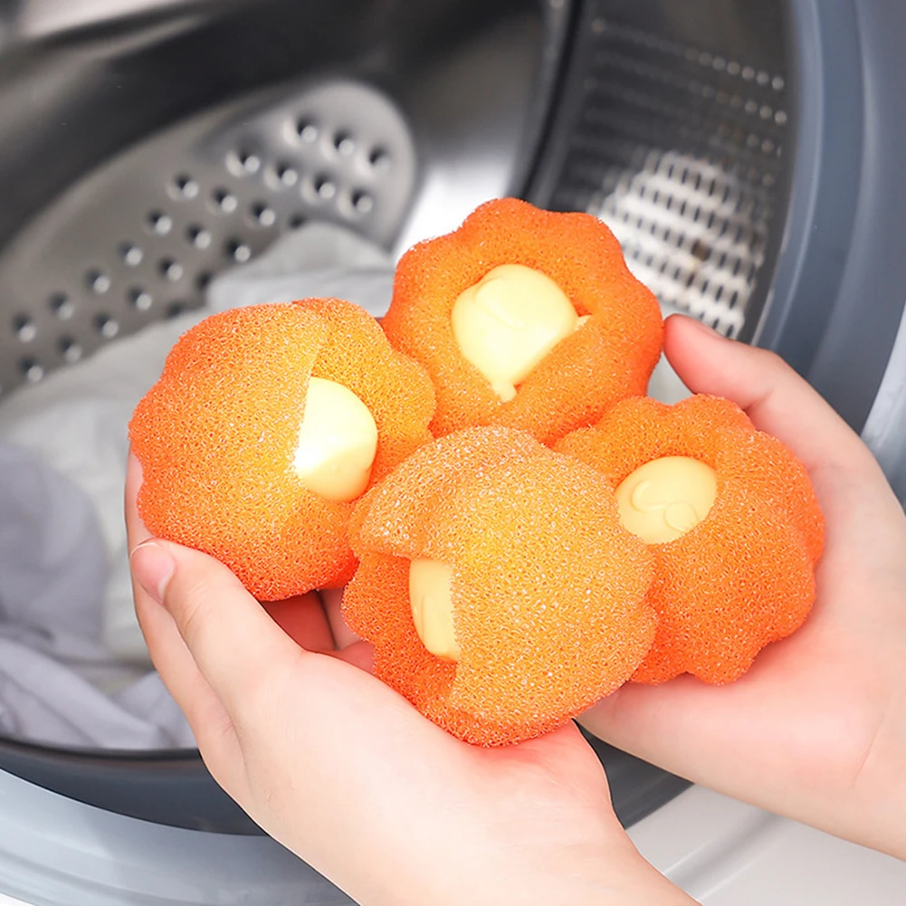 

2023 New Reusable Washing Machine Hair Remover Pet Fur Lint Catcher Filtering Ball Anti Winding Adsorption Cleaning Laundry