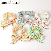 dog scarf summer anti heat stroke broken flowers comfortable cool physical cooling scarf triangle scarf bow tie pet supplies