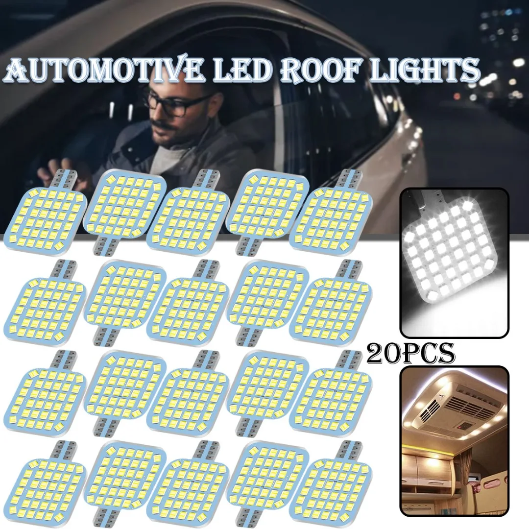 Супер Белые лампы T10/921/194 RV для интерьера 36SMD, 6000k, Ксеноновые 12 В, лампы для чтения для автофургона, прицепа для дома на колесах, 20 шт.