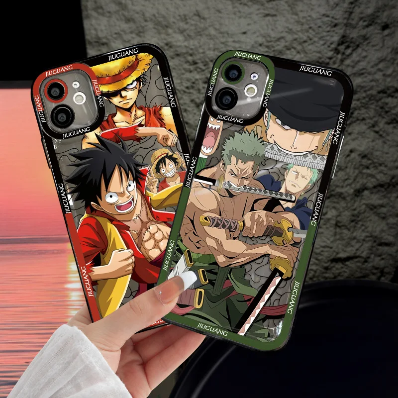 

Аниме One Piece Roronoa Zoro Portgas · D · Ace подходит для IPhone14 \ 13 \ 12 \ 11 Φ XS/XR мобильный телефон