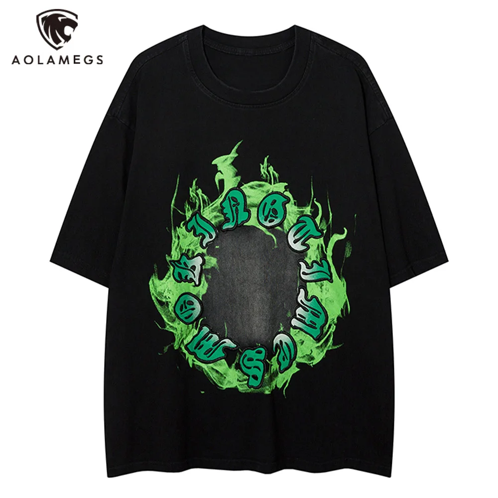 

Men's T-shirt High Quality Cotton printing Men Black Loose O-neck Short Sleeve T shirts Couple Fashion Casual Hip Hop Tees Tops