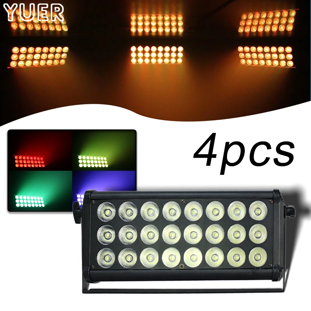 

4 шт./партия, светодиодные лампы для вечерние Джея, 24 х4 Вт