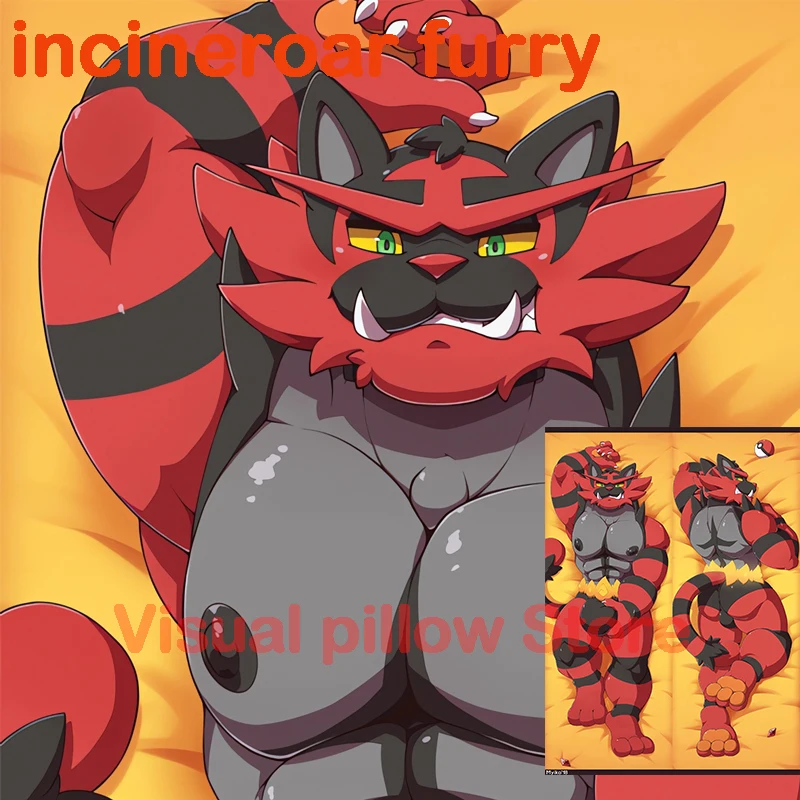 Подушка-наволочка для взрослых Dakimakura двусторонняя с принтом