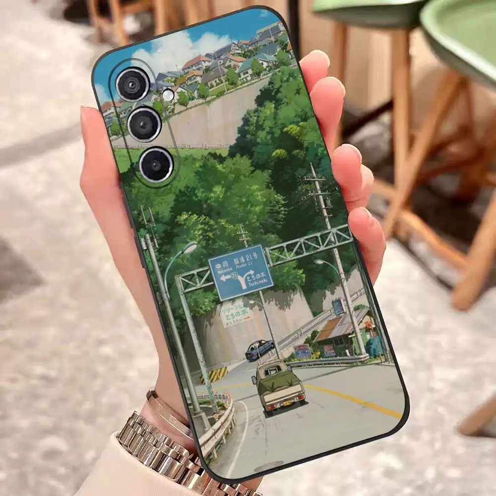 Фото Чехол для телефона в стиле Anime A-G-GhiBliES-S для Samsung S26 S25 Edge S24 S23 S22 Ultra Plus Fe A57 A37 A17 A56 5G, силиконовый чехол №3