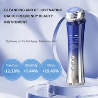 rf beauty instrument ems facial lifting instrument facial import and export skin rejuvenation instrument hot and cold