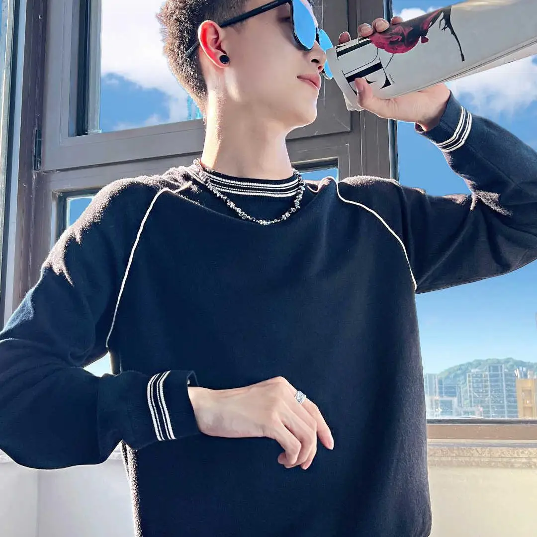 Свитер с рукавами реглан мужской осенне-зимний свитер Ruoshuai внутренняя одежда