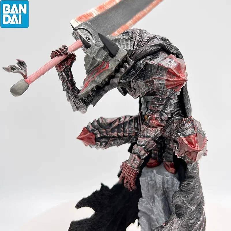 Горячая 25 см Аниме-фигурка Berserk Guts Berserker Armor Фигурка Black Swordsman Модель Коллекционная