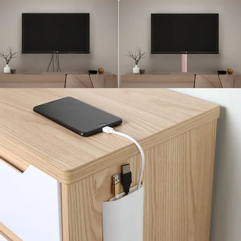 

Storage Box Cable Organizer Wire Holder Home Office Data Line TV Line Fixed Box For Headphone /Computer Cable TV Cable Cover