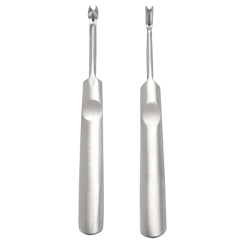 

2 Pcs U V Shaped Stitching Groover Skiving Edge Beveler Leathercraft Leather Tool Kit