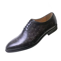 oxford mens dress shoes formal business lace up full grain leather minimalist shoes for men starry sky print shoes