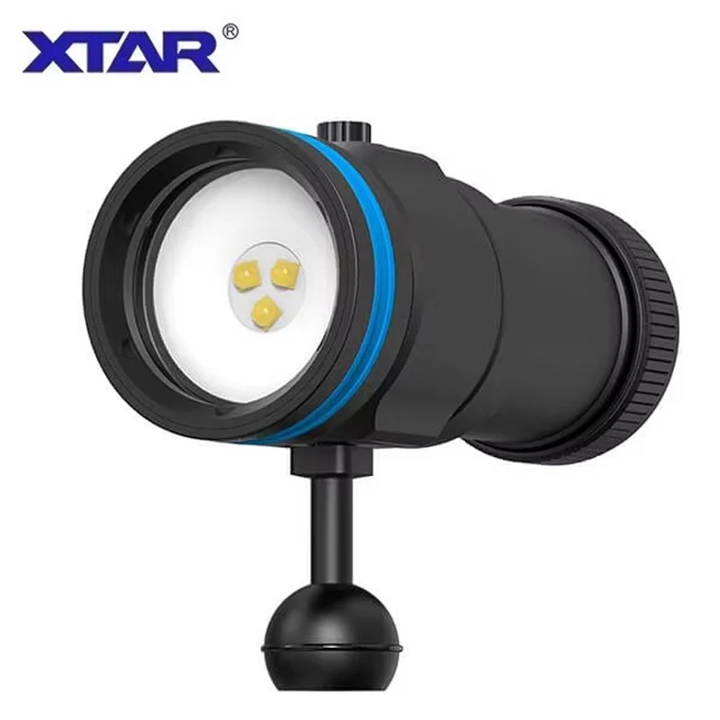 XTAR 6000LM фонарик для дайвинга супер яркий водонепроницаемый IP68 профессиональный