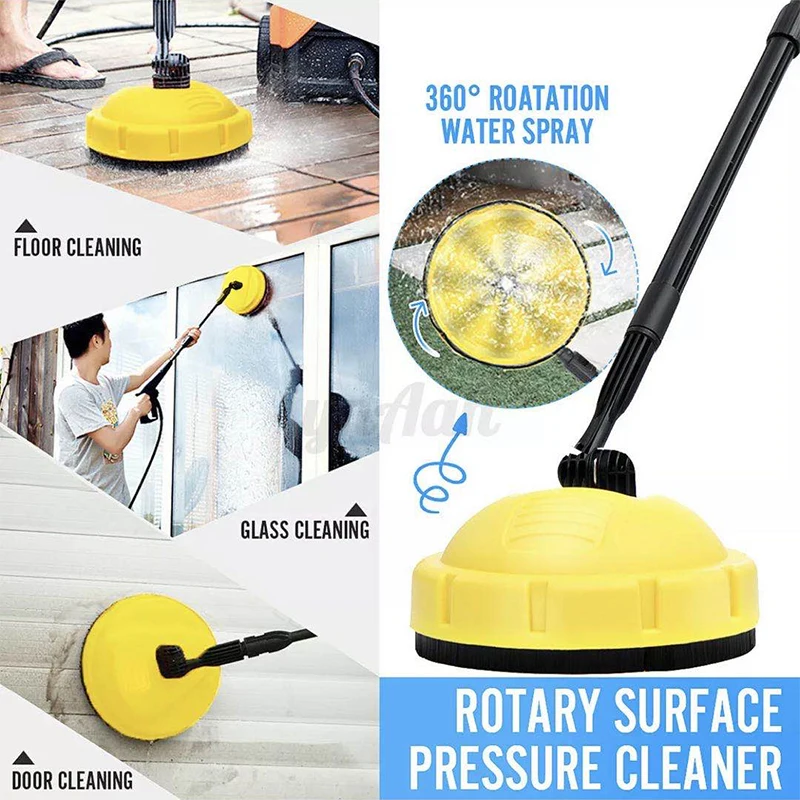 For Karcher K2-k7 Pressure Washer Surface Cleanwe Round Rotary Garage Door Patio Washing Tool  Surface Cleaner Car Care