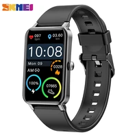 skmei 1 57 inch full touch smart watch men women pedometer heart rate monitor ip68 waterproof smartwatch for android ios xiaomi
