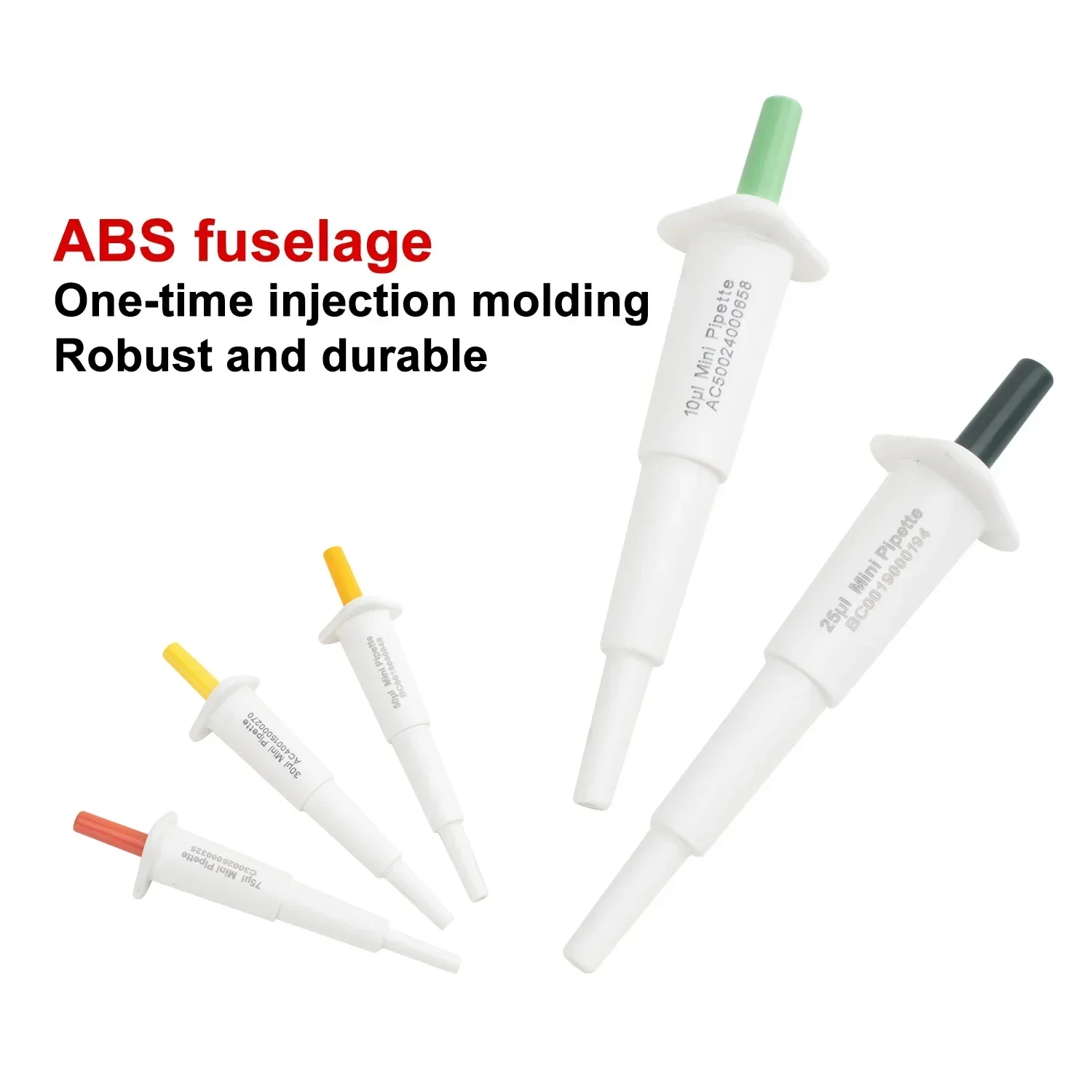 Лабораторный мини-микропипеттор 10-200 мкл одноканальная пипетка с фиксированным