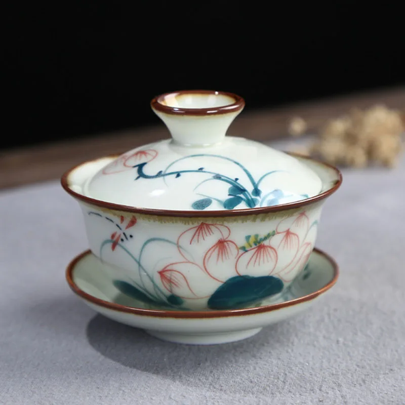 

Керамическая чайная чаша Санкай Gaiwan