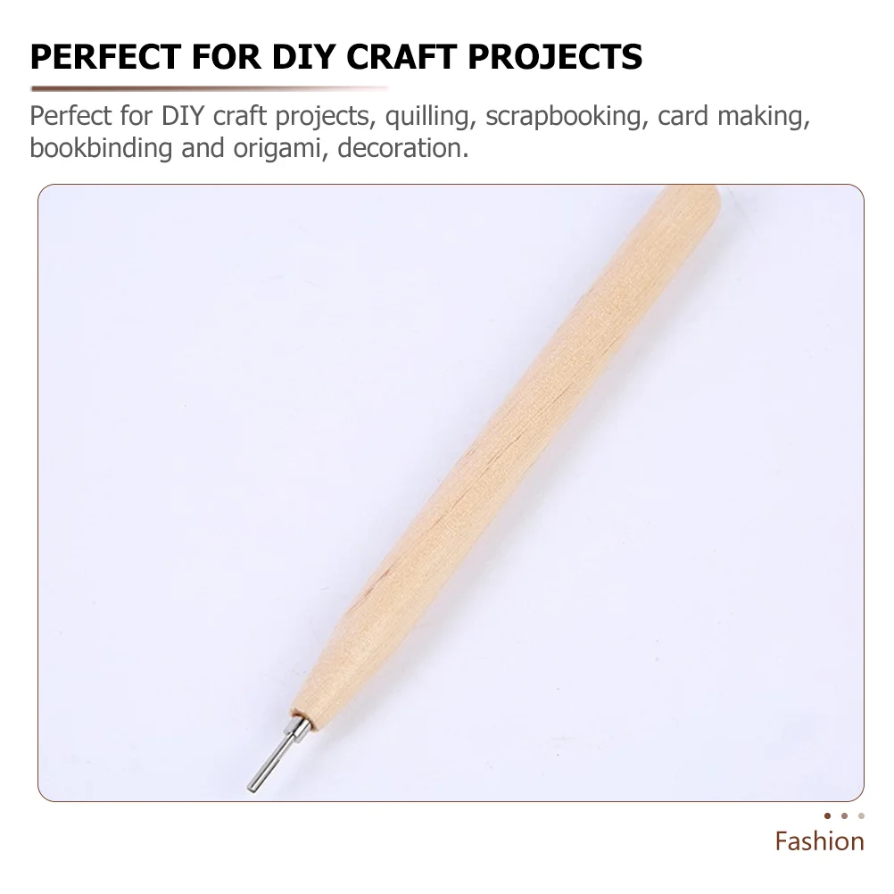 6 шт. бумажная ручка из бревен инструменты для квиллинга домашний DIY валик бисера