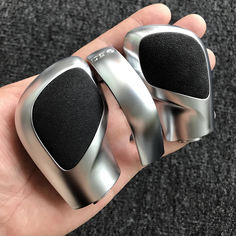 

Хромированная матовая кожаная ручка переключения передач, боковая крышка DSG, эмблема для VW Golf 6 7 R GTI Passat B7 B8 CC R20 Jetta MK6 GLI