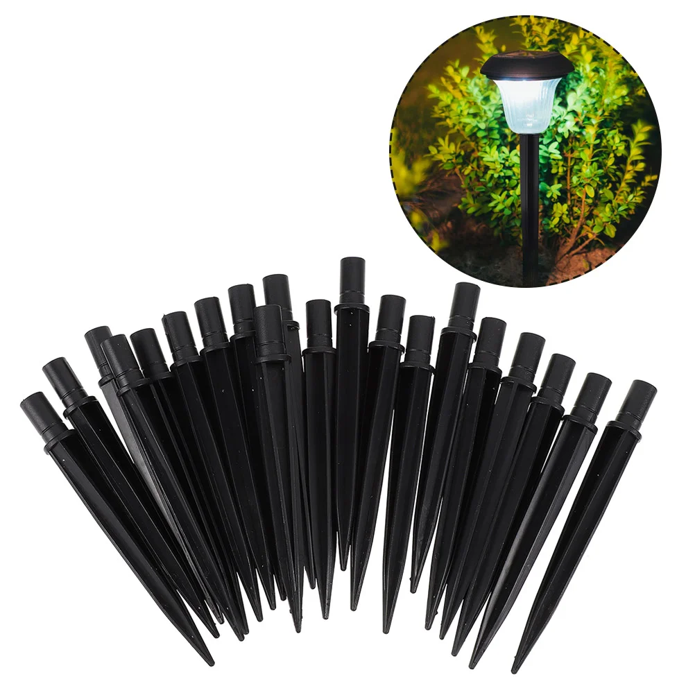 

25pcs Plastic Ground Spike Solar Light Ground Spikes Lamp Inserted Spikes