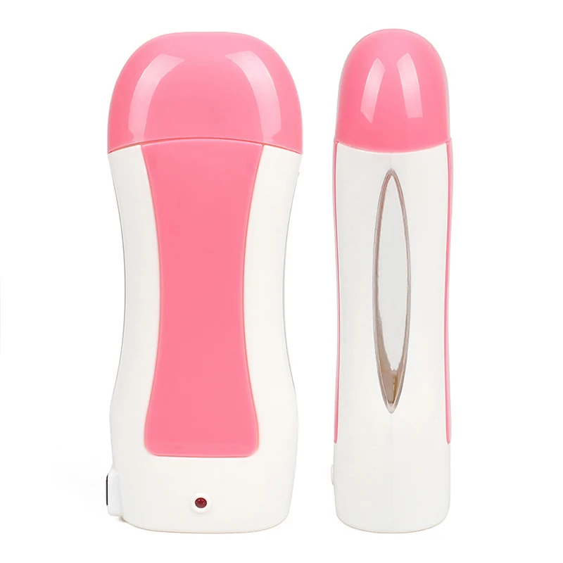 Professional Body Hair Removal Waxing Machine Portatble Electric Depilatory Roll On Wax Heater Roller Hot Container EU Plug