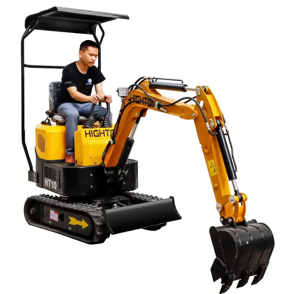 HT10C Model 1000KG Mini Excavator Perfect Digger 360 Rotate for Promotion