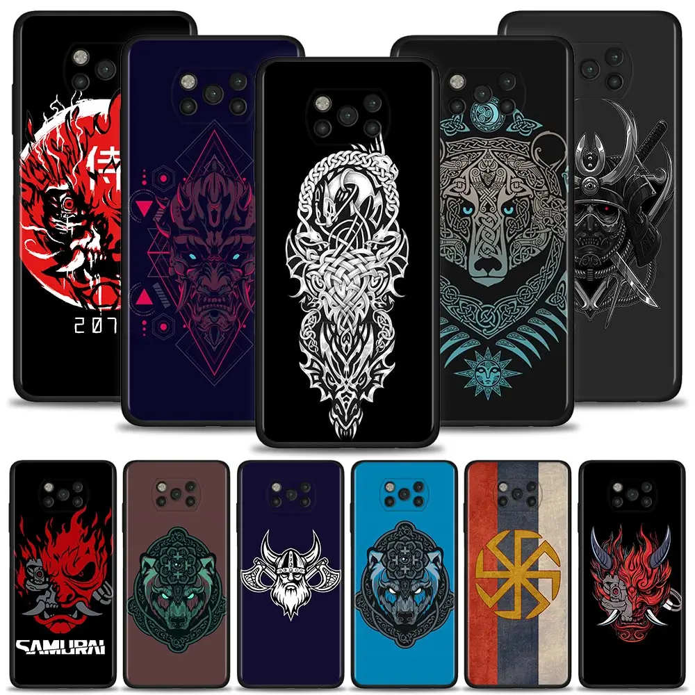 

Case For Xiaomi Poco X3 NFC F3 GT M3 M4 Pro Pocophone F1 12 9T 11T 10T Pro Lite Note 10 10Lite The symbol of kolovrat's glory