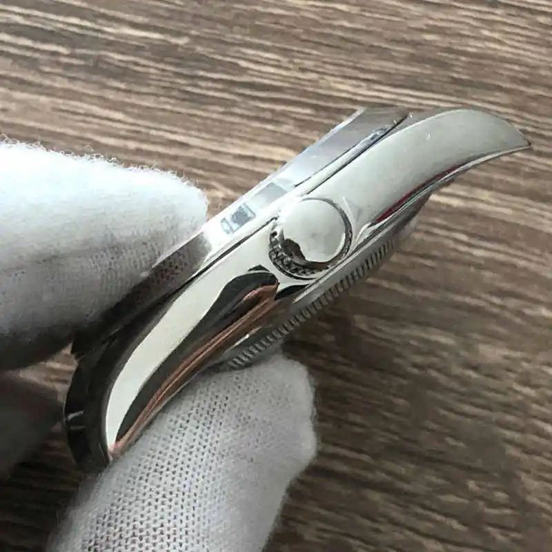 Watch Accessories Modified 39mm Watch Case Stainless Steel Sapphire Glass Suitable Fits For 3135 Automatic Movement