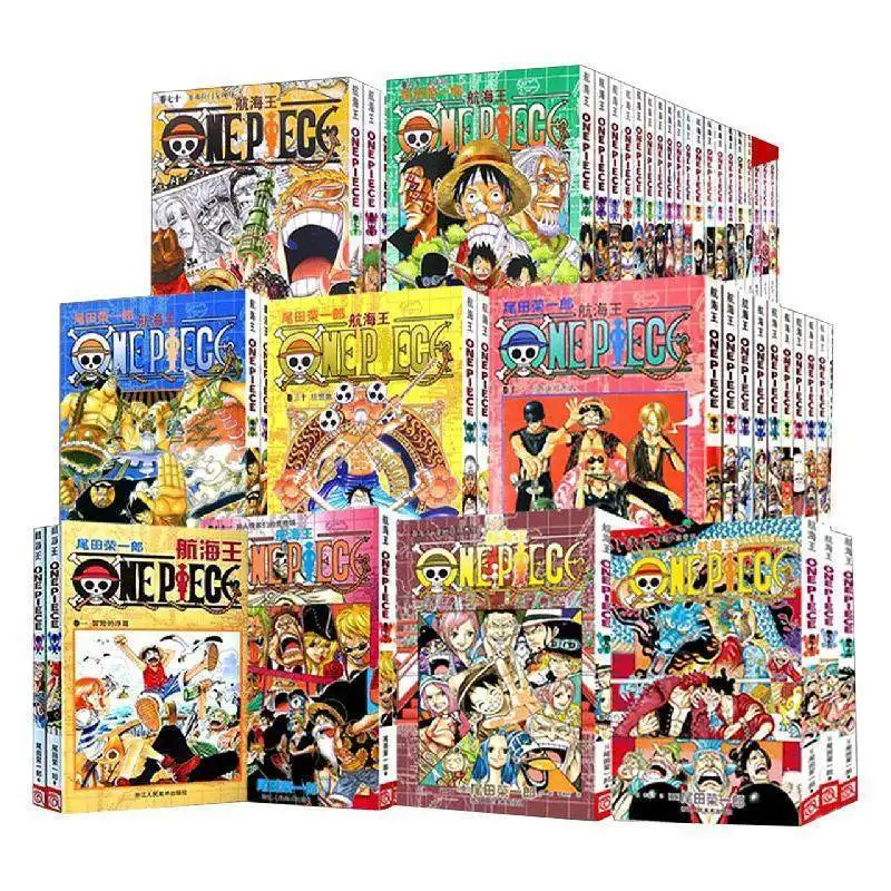 Japanese Hot Blooded Anime ONE PIECE by Eiichiro Oda Volume 1-5 The Latest Serialization of the Chinese Version Free Shipping