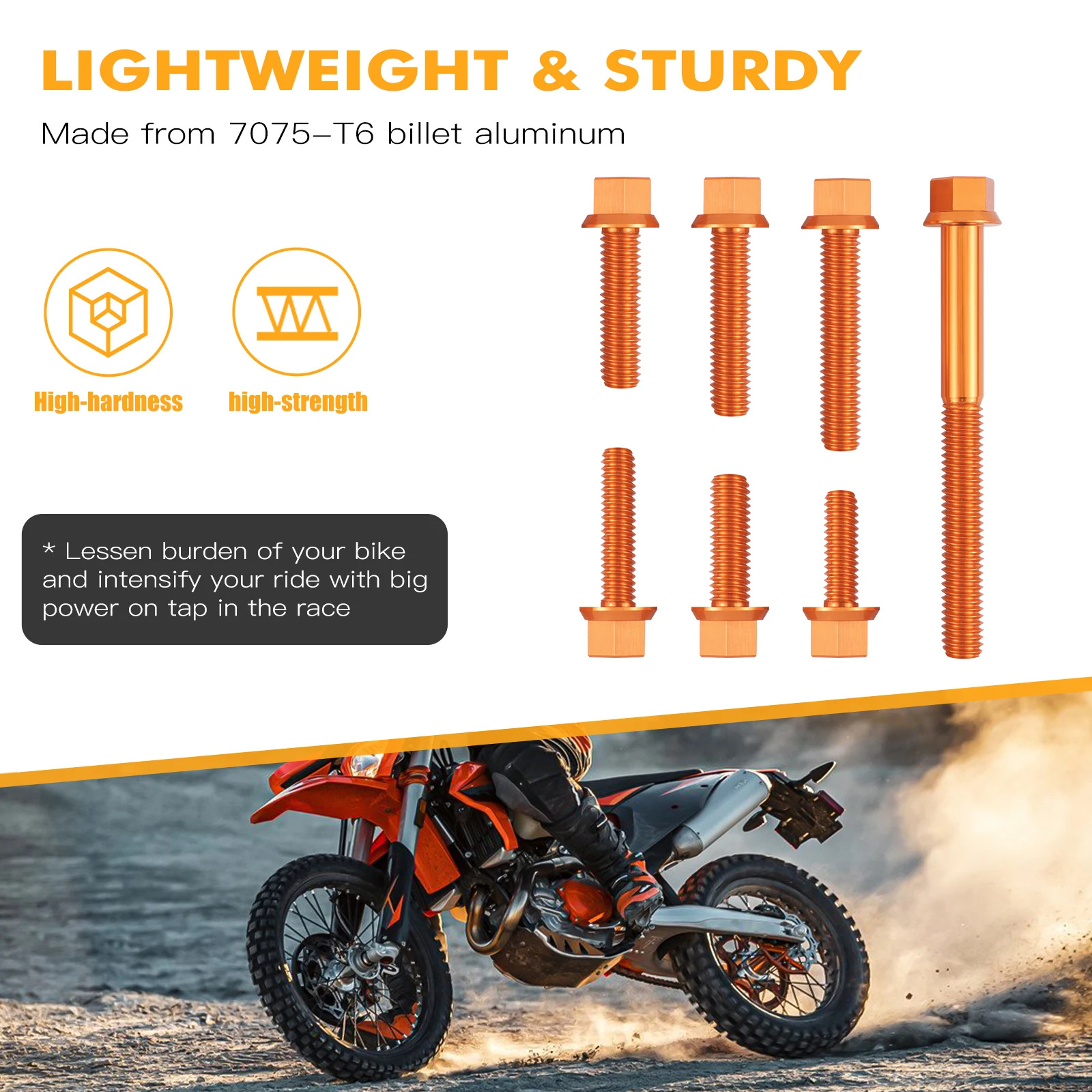 NICECNC для KTM EXC 300 250 XCW 2020 2021 2022 M5 M6 Комплект болтов двигателя Винты крышки водяного