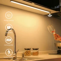 11 40cm led usb lighting kitchen closet wardrobe cabinet lamp rechargeable led light pir motion sensor cabinet night light