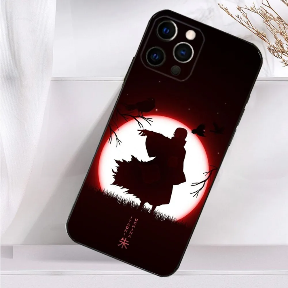 Чехол для телефона A-Anime U-Uchihas I-Itachis iPhone 16 15 14 13 12 11 Plus Pro Max XS X XR SE Mini 8 7 мягкий