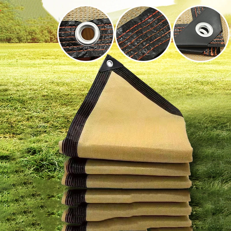 

Outdoor Waterproof Garden Shading Net, Terrace Awnings, Camping Shade Cover Mesh, UV Protection, Sunscreen Fabric, Shade Tool