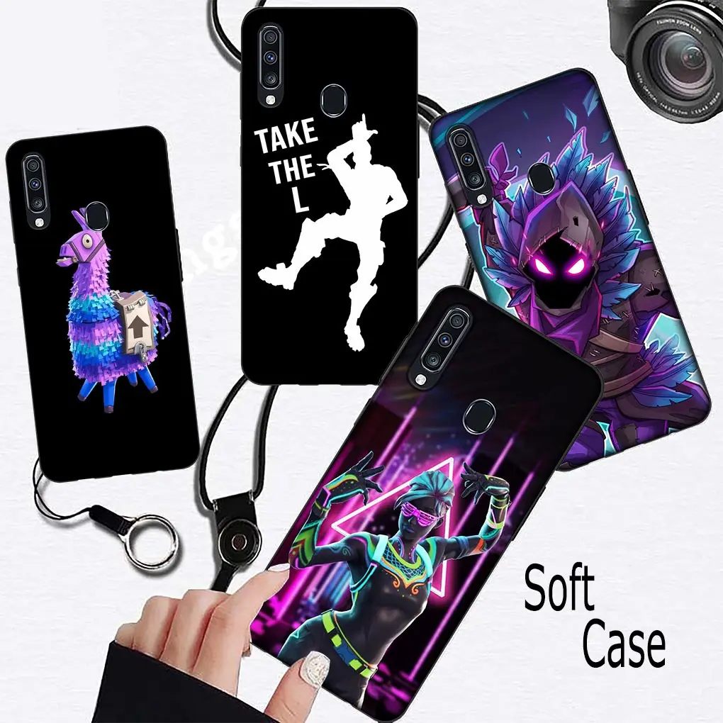 Мягкий чехол для телефона Game F-Fortnites-Wallpaper Samsung Galaxy A10 A20 A22 A30 A31 A32 A50 A51 A52 A53 A72 A33 A71