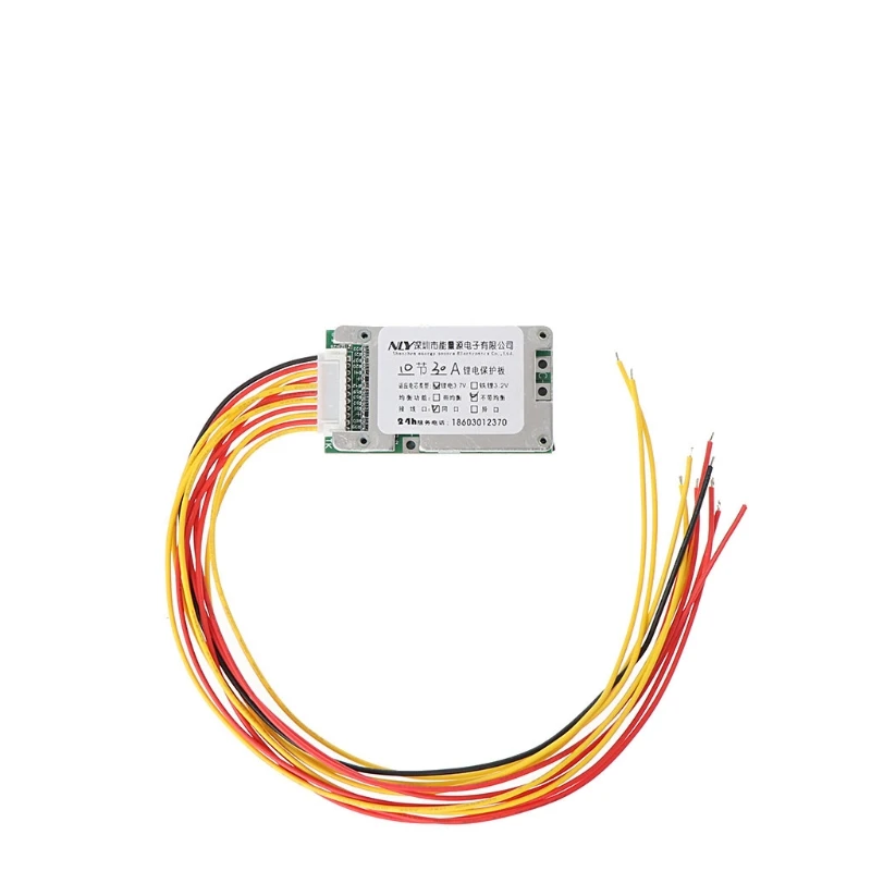 Фото 367D для защитной платы 10S 36V 30A BMS PCB Board с функцией контроля температуры №5