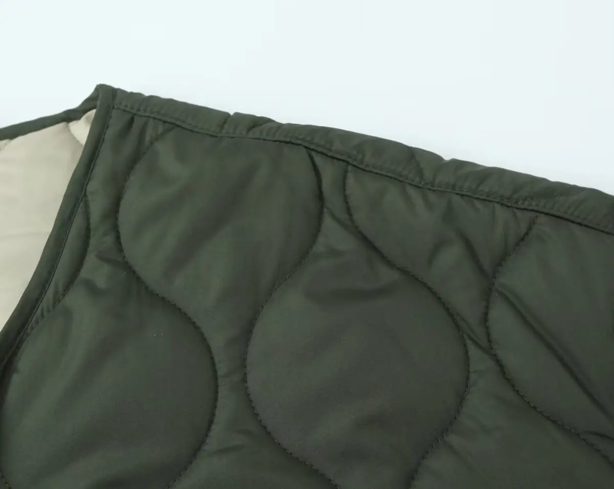 PB &amp ZA женская осенняя новая мода 2024 свободная стеганая куртка винтажное пальто с