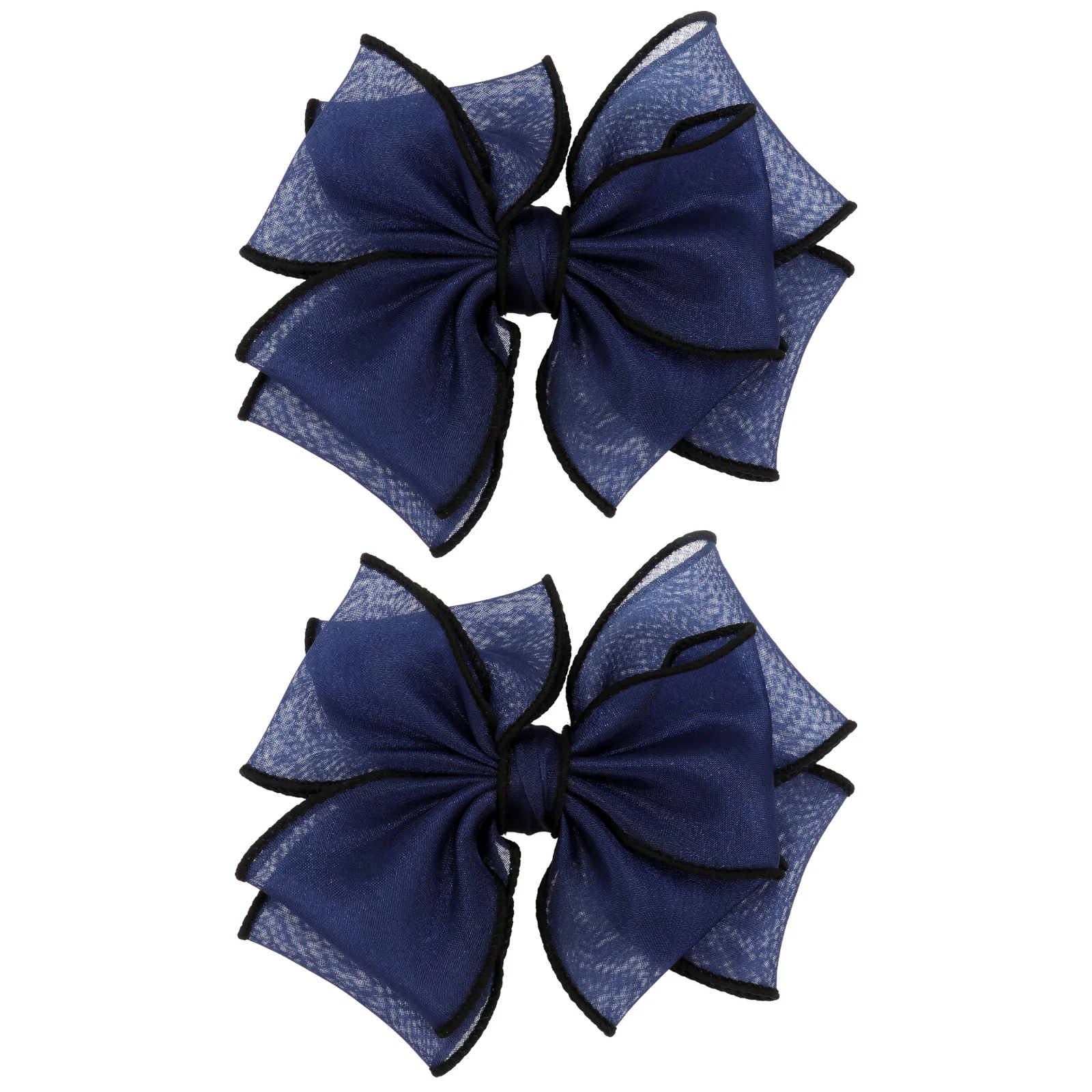 

2 Pcs Jewelry Accessories Rhinestone Heels Decorative Shoe Clips Stereo Shoe Bowknot Organza Bow Shoe Clips Floral Flats Women