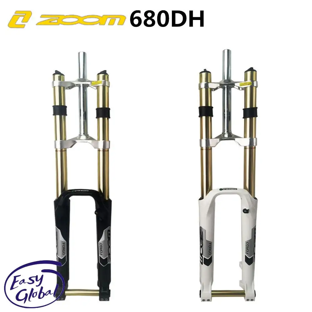 Black 26 White Gold Golden For Zoom Front Fork27.5 Or 29i  680dh Downhill Mtb Mountain Bike Fork Suspension Damping Bicycle
