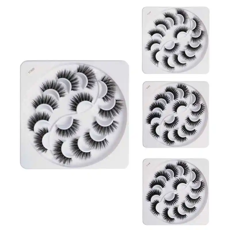 

7 пар, ресницы для наращивания из натуральной норки