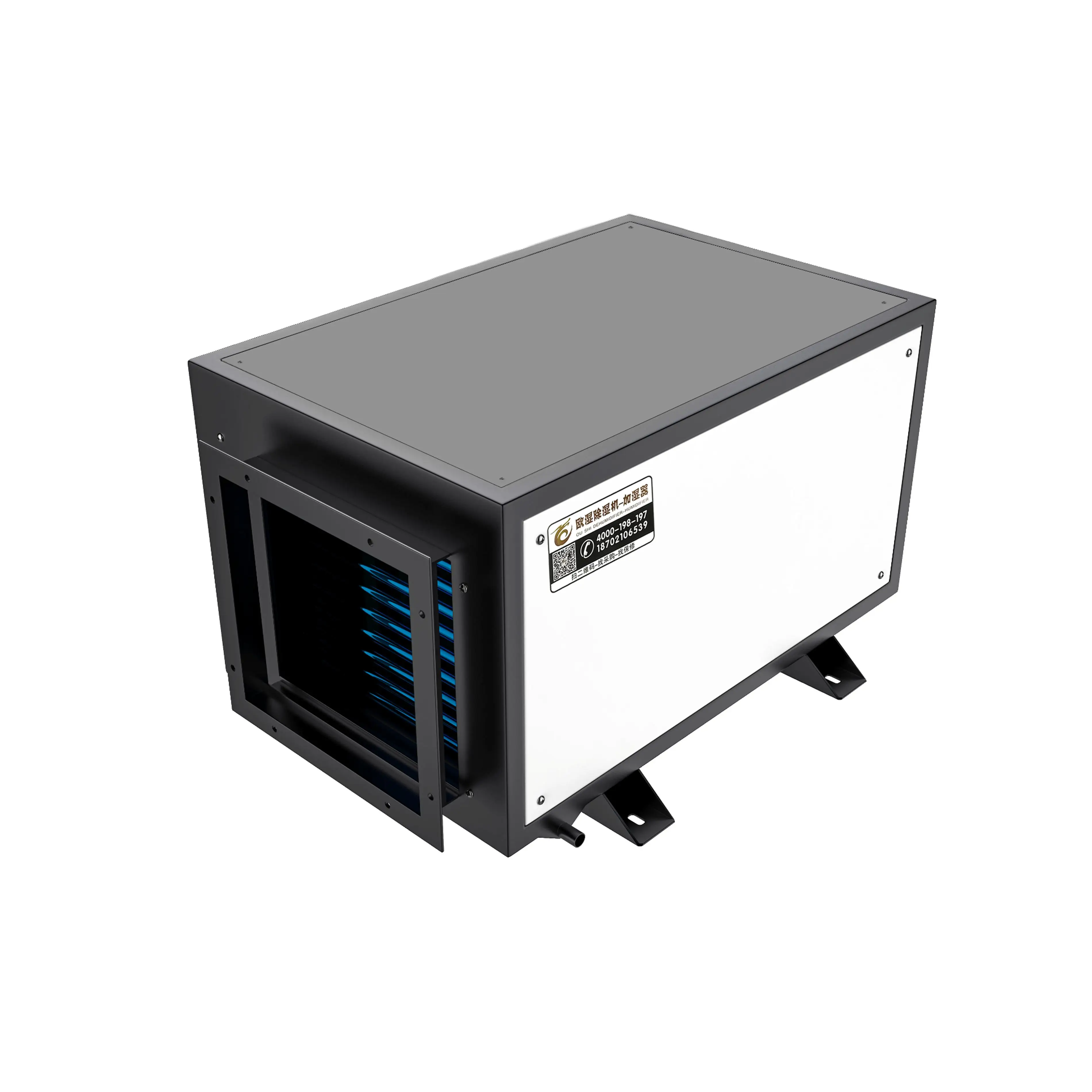 Влажный промышленный потолочный осушитель для подвала гаража трубного типа