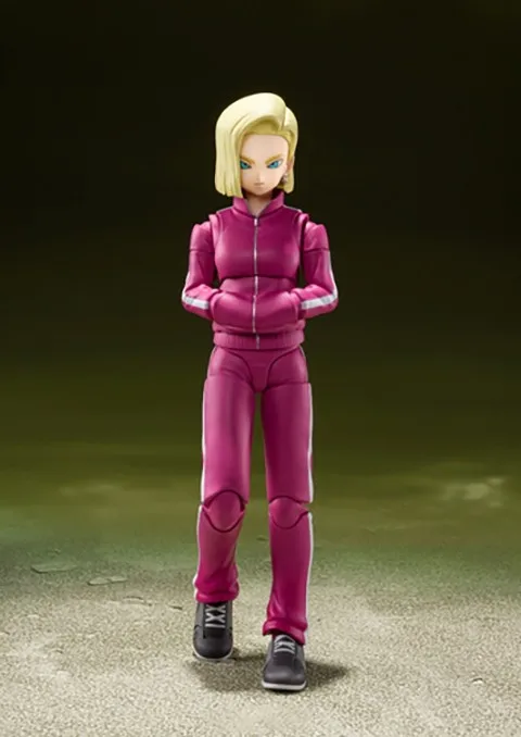 Женская оригинальная BANDAI DBZ Shf Super Android No.18 NO.17 экшн-Фигурки игрушки Аниме фигурки