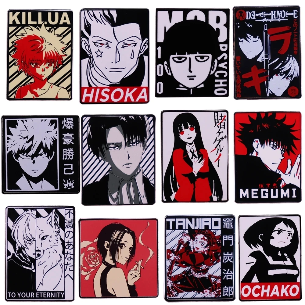 Аксессуары для аниме значки портфеля с искусственной кожей японские заколки