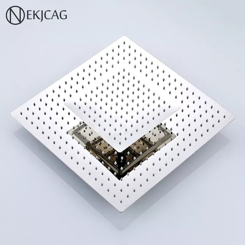 

Multiple Size Options Square Rain Shower Head Wall Ceiling Mounted Top Over-head Shower Sprayer