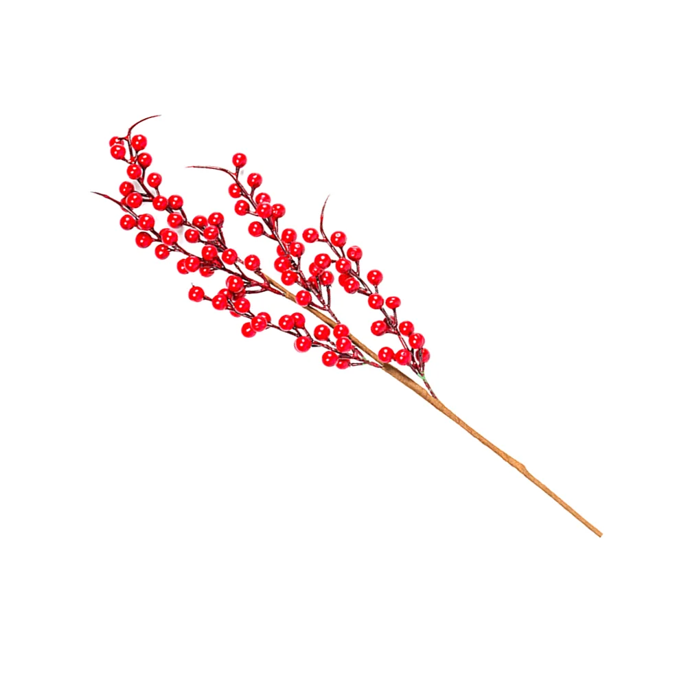 

Berry Berries Wreath Artificial Picks Diy Christmas Making Garland Party Fake Adornments Red Crafts Simulation Garlands Fruit