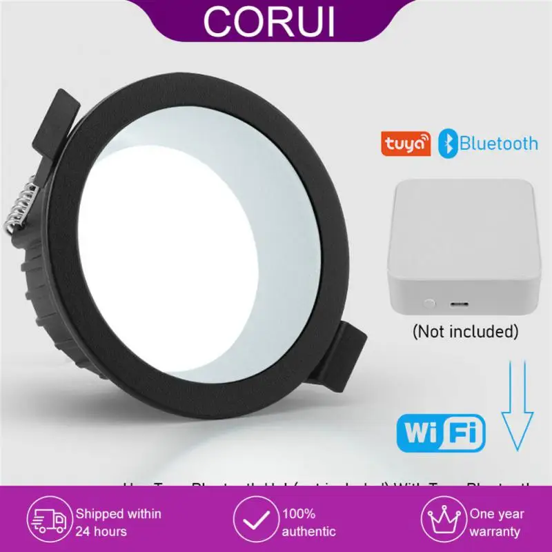 

Умный светодиодный потолочный светильник, 4 дюйма, Bluetooth, 110 В, 220 В