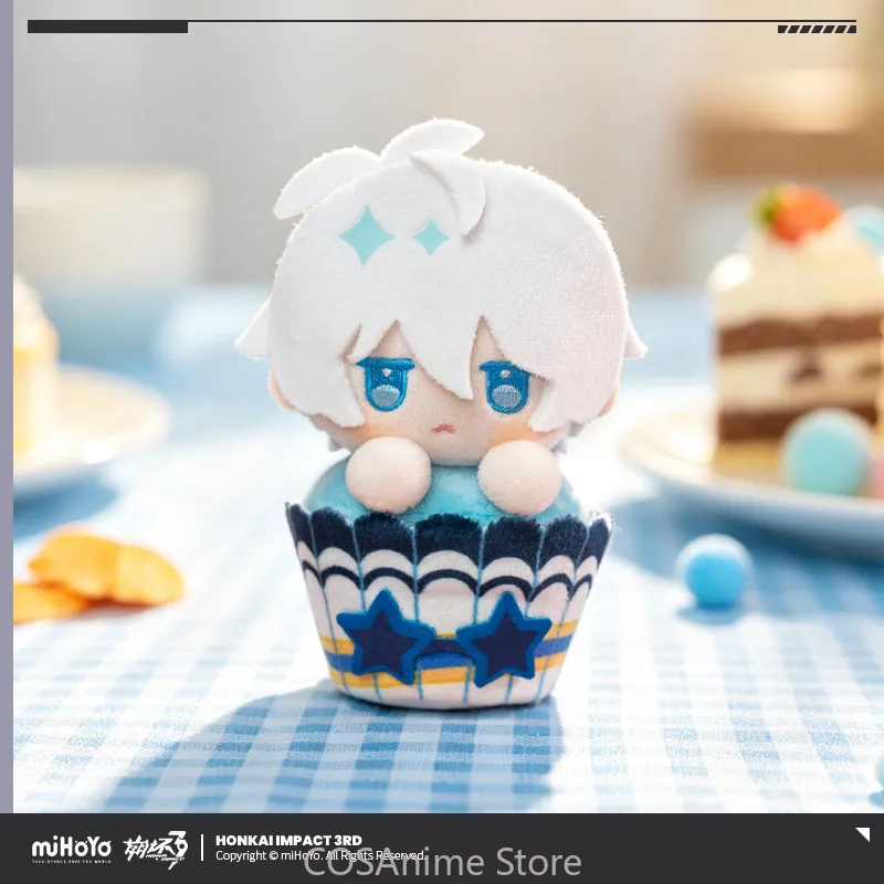 Фото Официальный плюшевый брелок-подвеска MiHoYo Honkai Impact 3 с персонажами Кевином Касланой, Элизией Сиеле, Кианой Касланой, украшение для сумки, подарок на Рождество для косплея №4