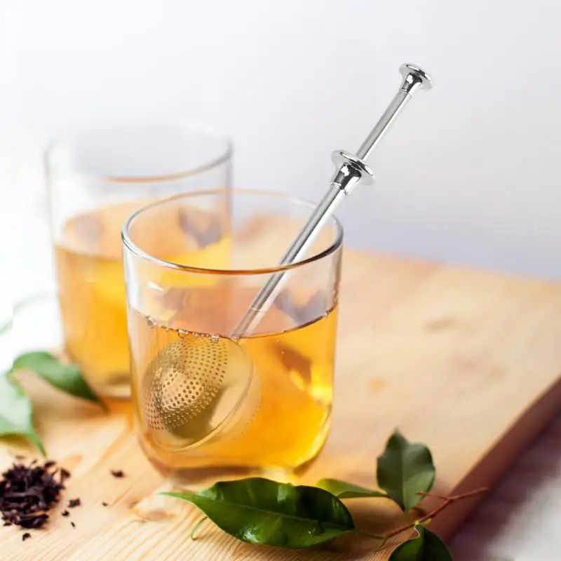 

Mesh Tea Strainer Stainless Steel Tea Infuser Metal Reusable Tea Bag Ball Filter Brewing Items Services Teaware Home Accessories