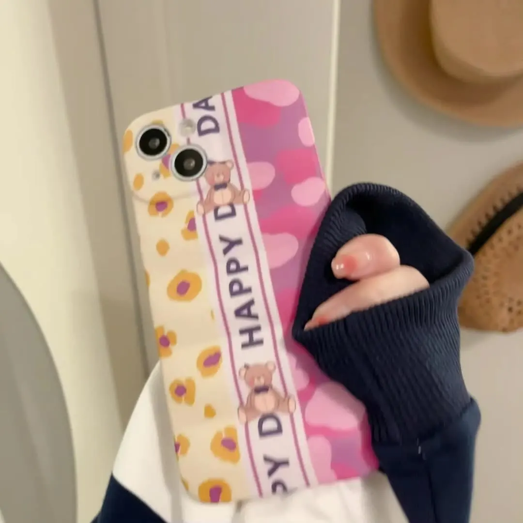 

3D Fashion Leopard Pattern Phone Case for IPhone 13 12 11 Pro Max 7 8 Plus XS Max XR X 13 12 Cute Wave Shockproof Cover Shell