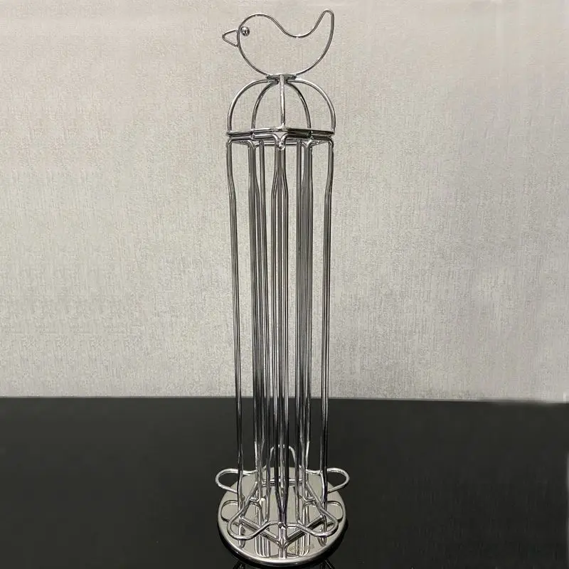 360 ° Вращающийся 50-капсульный держатель для капсул кофе подставка дозирования