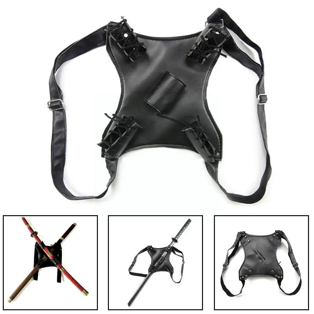 

Sword Strap Katana Scabbard Sword Two Scabbard Pu Leather Strap Belt Strap Leather K6f5