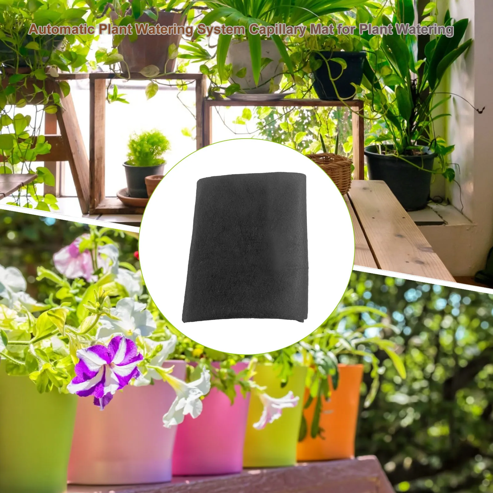 

1x1.2m Wool Pad Automatic Plant Watering System Capillary Mat For Germination Kits Automatic Watering Pots Gardening Accessories